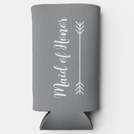 Enfriador De Latas Slim elegante doncella de honor|