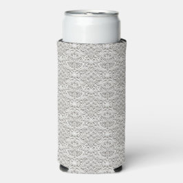 Enfriador De Latas Slim Elegante encaje vintage