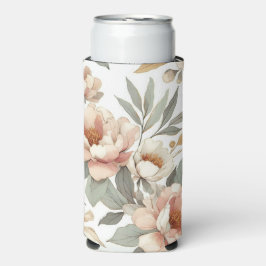 Enfriador De Latas Slim Elegante, rústico y florido