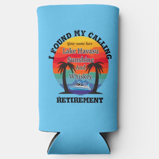 Enfriador De Latas Slim Encontré mi llamada (Anverso)