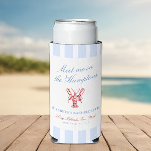 Enfriador De Latas Slim Encuéntrame en la soltera Hamptons