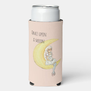 Enfriador De Latas Slim Érase una vez una niña de la luna conejo
