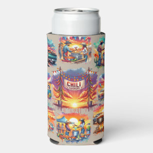 Enfriador De Latas Slim Escenas de cocina de Chile occidental 1