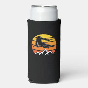 Enfriador De Latas Slim Esquí retro
