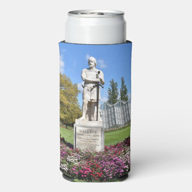 Enfriador De Latas Slim Estatua de Sir William Wallace (Reverso Agua con Gas)