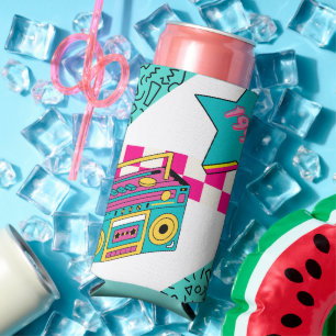 Enfriador De Latas Slim Estilo de época 1991 estéreo