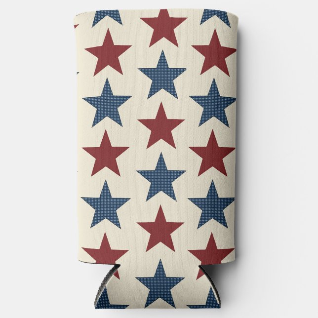 Enfriador De Latas Slim Estrellas (Anverso)