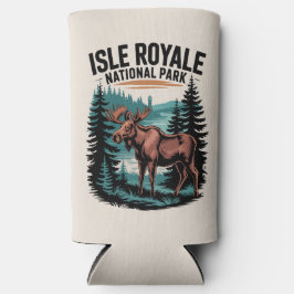 Enfriador De Latas Slim Explorar el Parque Nacional Isle Royale Lago Super