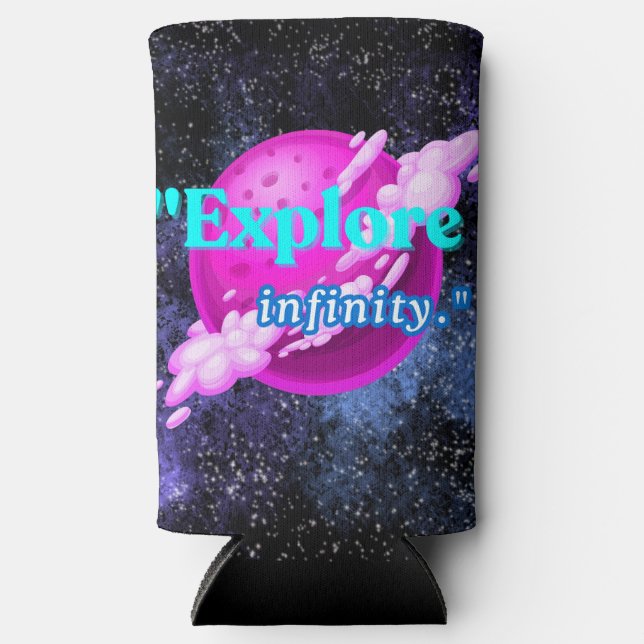 Enfriador De Latas Slim Explorar infinito (Anverso)