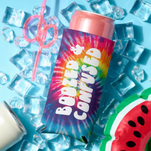 Enfriador De Latas Slim Favor de la fiesta de la bachillerato de tinte enr