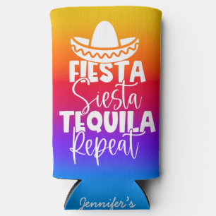 Enfriador De Latas Slim Fiesta Colorida Personalizada