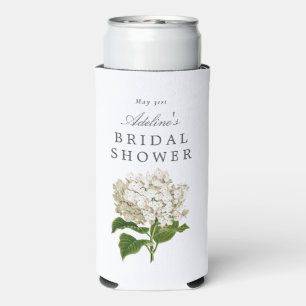 Enfriador De Latas Slim Fiesta de Despedida de Soltera con Hortensias de C