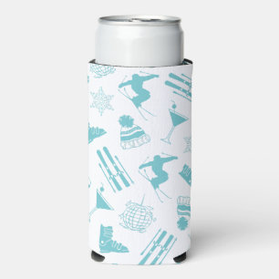 Enfriador De Latas Slim Fiesta de Despedida de Soltera de Esquí Después de