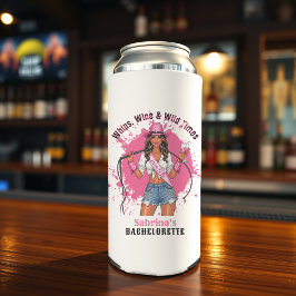 Enfriador De Latas Slim Fiesta de Despedida de Soltera Vaquera Látigos Vin