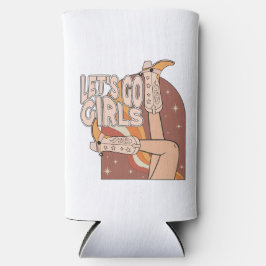 Enfriador De Latas Slim Fiesta Retro Rodeo Bachelorette