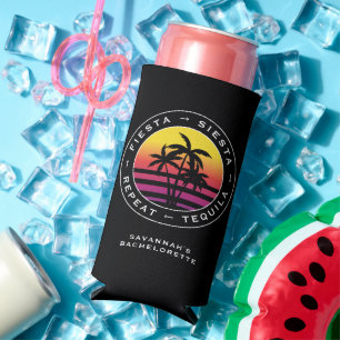 Enfriador De Latas Slim Fiesta Siesta Tequila Repite Despedida de Soltera