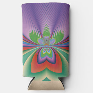 Enfriador De Latas Slim Flor Púrpura