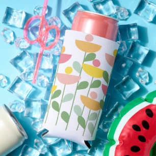 Enfriador De Latas Slim Flores de tuti