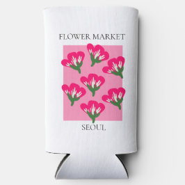 Enfriador De Latas Slim Flower Market - Seoul
