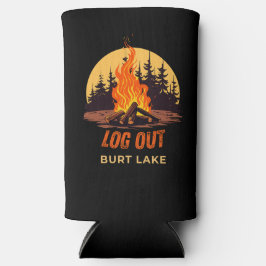 Enfriador De Latas Slim Fogata en Burt Lake Michigan