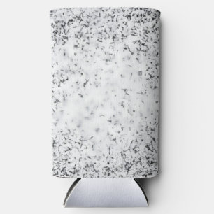 Enfriador De Latas Slim Fondo de textura de grano negro y blanco