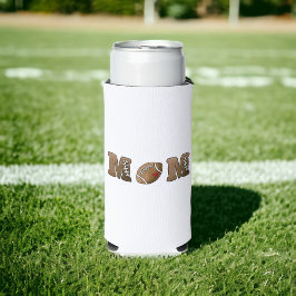 Enfriador De Latas Slim Football Mom Cute Trendy