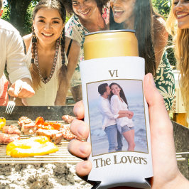 Enfriador De Latas Slim Foto De La Pareja Feliz / La Tarjeta Tarot De Los 