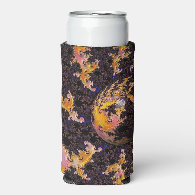 Enfriador De Latas Slim Fractal Firestorm Sphere (Frente Agua con Gas)