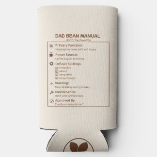 Enfriador De Latas Slim Frijol tranquilo bonito café grano de café