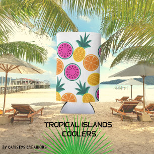 Enfriador De Latas Slim Frutas tropicales