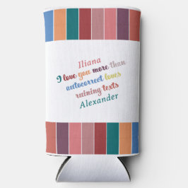 Enfriador De Latas Slim Funny Autocorrect Love Quote - Valentine’s Day 