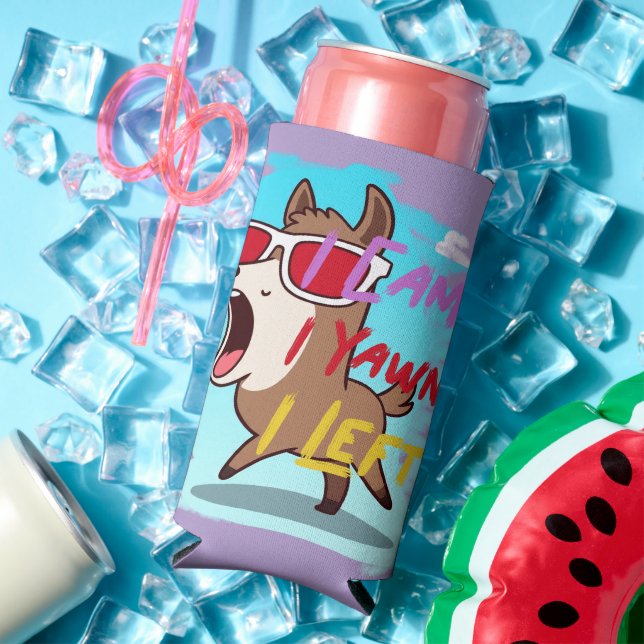 Enfriador De Latas Slim funny design (Verano in situ)