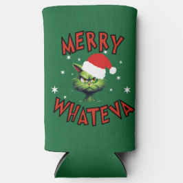 Enfriador De Latas Slim Funny Navidades Refrigerador de bebidas de vacacio