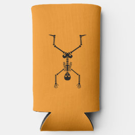Enfriador De Latas Slim Funny skull doing handstand