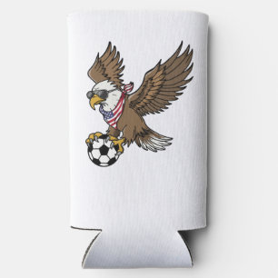 Enfriador De Latas Slim Gafas de sol águila de fútbol americano frescas vi
