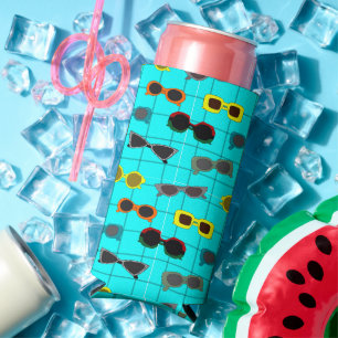 Enfriador De Latas Slim Gafas de sol modernas de mediados de siglo