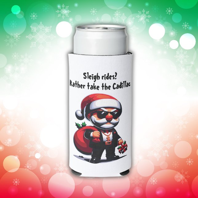 Enfriador De Latas Slim ¿Gangster - Sleigh Rides? Más bien tomar Cadillac  (Subido por el creador)