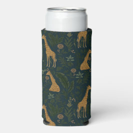 Enfriador De Latas Slim Giraffe Hangout Tropical