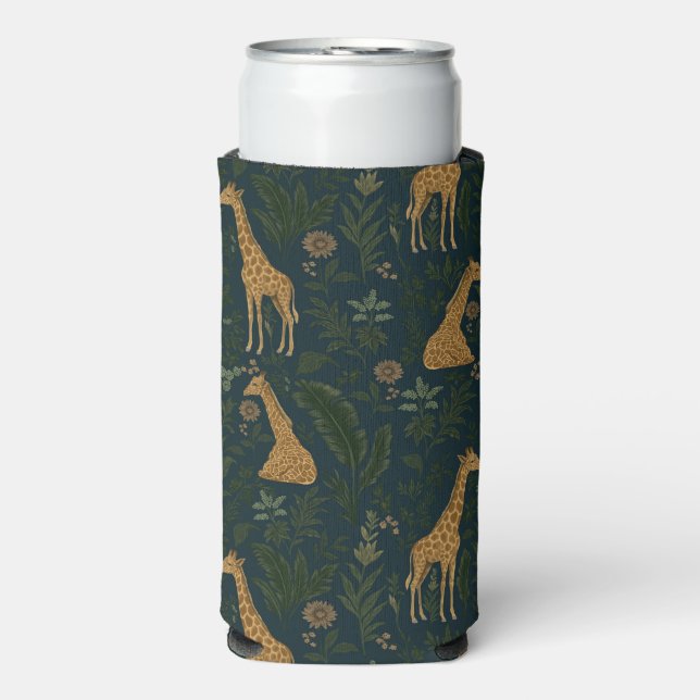 Enfriador De Latas Slim Giraffe Hangout Tropical (Frente Agua con Gas)