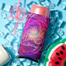 Enfriador De Latas Slim Glamour glamurosa mamá Mangenta