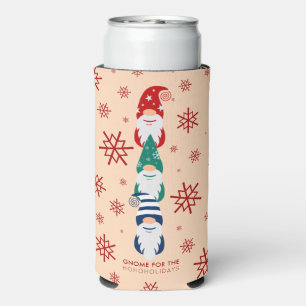 Enfriador De Latas Slim Gnome de los Navidades de Hipótesis por los copos 