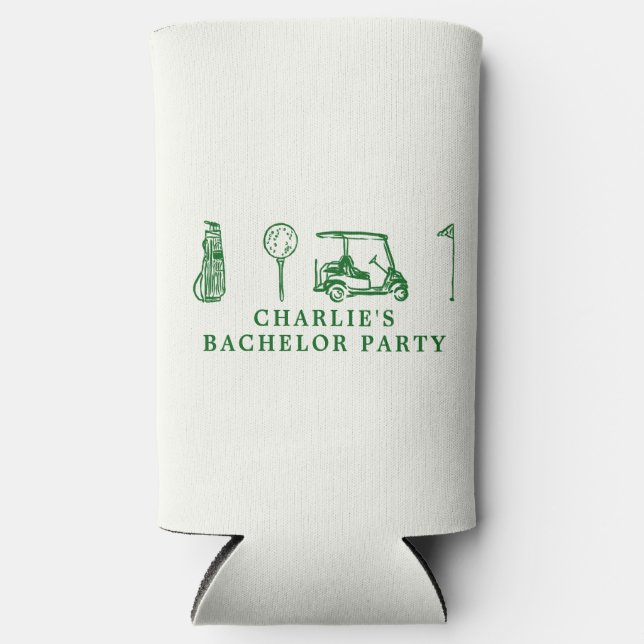 Enfriador De Latas Slim Golf Cocktail Tall (Anverso)