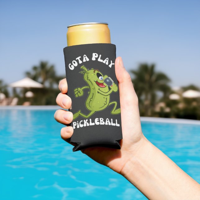 Enfriador De Latas Slim Gota Gota Play Pickleball (Piscina in situ)