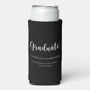 Enfriador De Latas Slim Graduación Parte Guión Casual Simple