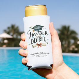 Enfriador De Latas Slim Graduación personalizada Graduada divertida y más