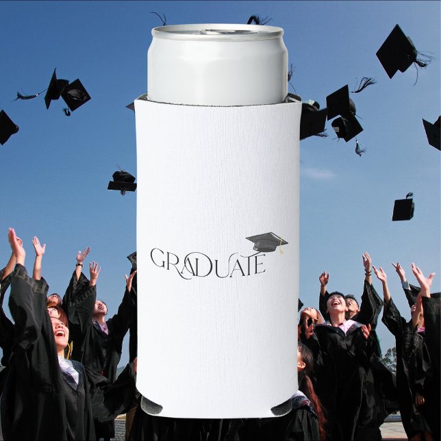 Enfriador De Latas Slim Graduado con Personalizado del título de graduació (Subido por el creador)