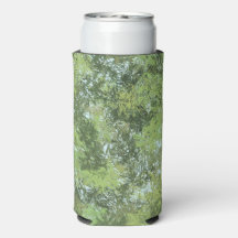 Green Leaf Trees With Blue Sky Peaking Through Art