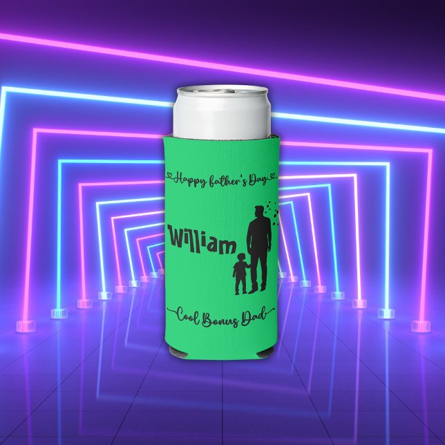 Enfriador De Latas Slim Guay Bonus Dad Feliz Día del Padre | (Subido por el creador)