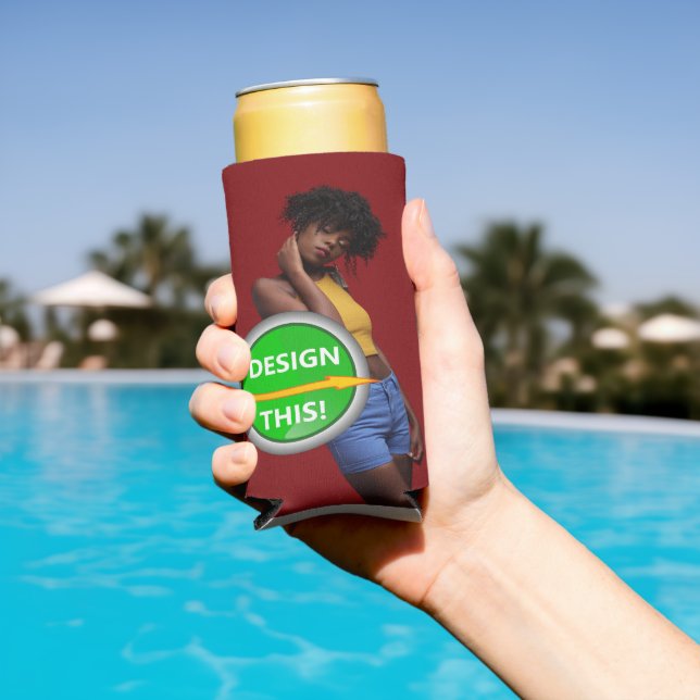 Enfriador De Latas Slim ¡Guay! Refrigerador de bebidas alto - Espuma - Per (Piscina in situ)