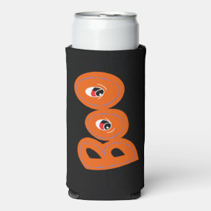 Enfriador De Latas Slim Hey Boo Te Asusté También A La Tipografía Dibujand